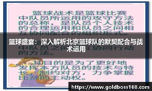 篮球盛宴：深入解析北京篮球队的默契配合与战术运用