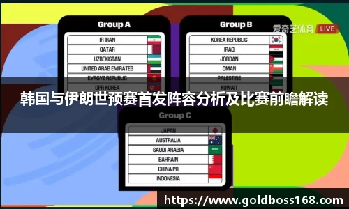 韩国与伊朗世预赛首发阵容分析及比赛前瞻解读
