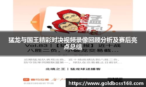 猛龙与国王精彩对决视频录像回顾分析及赛后亮点总结