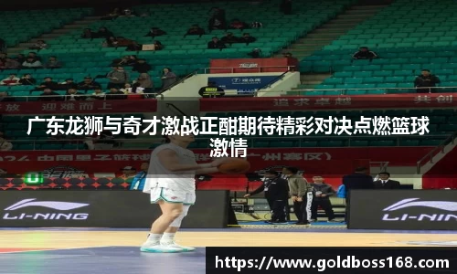 广东龙狮与奇才激战正酣期待精彩对决点燃篮球激情